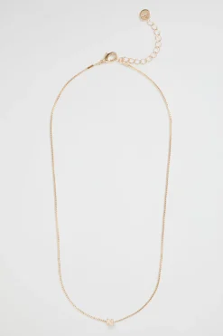 Woman Seed Heritage Jewellery-Gold Iitial Ecklace