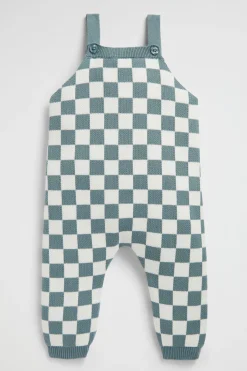 Newborn Seed Heritage Knitwear & Sweaters-Grid Check Overall