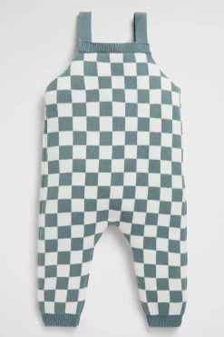 Newborn Seed Heritage Knitwear & Sweaters-Grid Check Overall