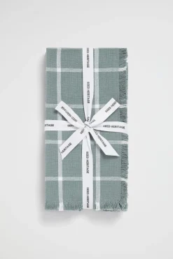 Seed Heritage Kitchen & Dining-Grid Napkin Set Of 4