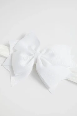 Girl Seed Heritage Hair Accessories-Grosgrain Bow Headband