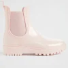 Girl Seed Heritage Boots-Gusset Shiny Gumboot