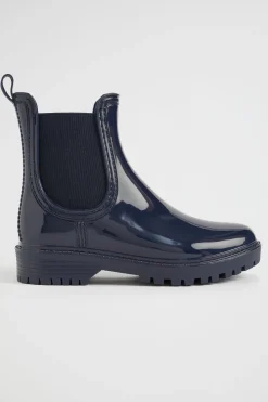 Girl Seed Heritage Gumboots-Gusset Shiny Gumboot