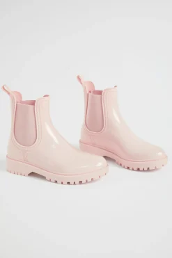 Girl Seed Heritage Boots-Gusset Shiny Gumboot