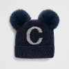 Baby Boy Seed Heritage Beanies-Henille Initial Beanie