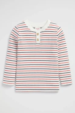 Baby Boy Seed Heritage T-Shirts & Tops-Henley Rib Tee