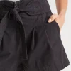 Woman Seed Heritage Shorts-High Waist Tie Front Short