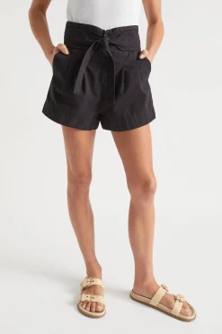 Woman Seed Heritage Shorts-High Waist Tie Front Short