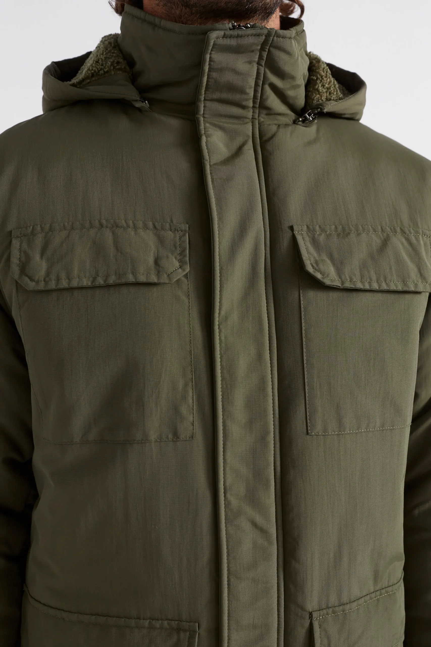 Man Seed Heritage Jackets & Vests-Hooded Parka