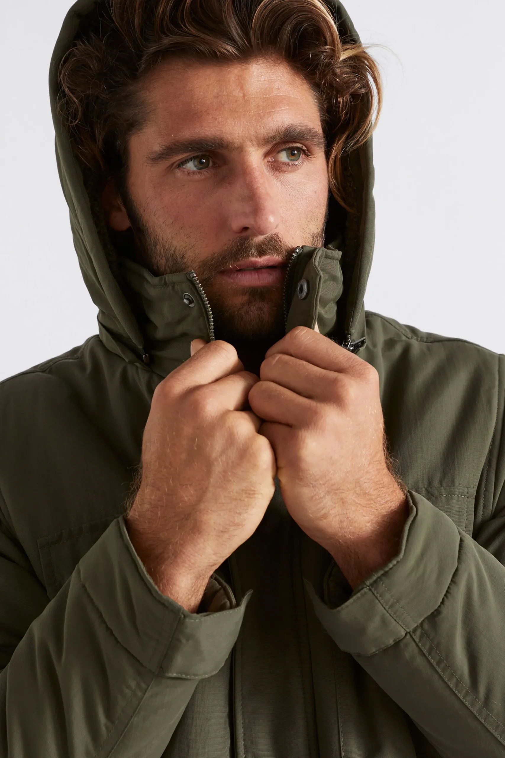 Man Seed Heritage Jackets & Vests-Hooded Parka