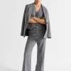 Woman Seed Heritage Pants-Houndstooth High Waisted Pant