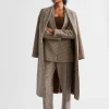 Woman Seed Heritage Pants-Houndstooth Pleat Front Pant
