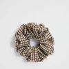 Woman Seed Heritage Hair Accessories-Houndstooth Scrunchie