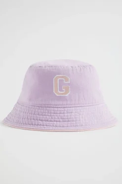 Girl Seed Heritage Hats & Beanies & Caps-Initial Emb Bucket Hat