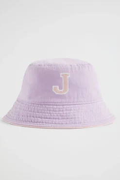 Girl Seed Heritage Hats & Beanies & Caps-Initial Emb Bucket Hat