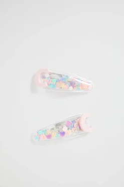 Girl Seed Heritage Hair Accessories-Initial Shaker Snaps