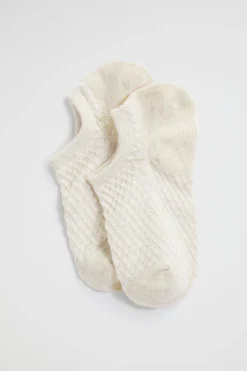 Woman Seed Heritage Socks & Tights-Jacquard Sneaker Sock