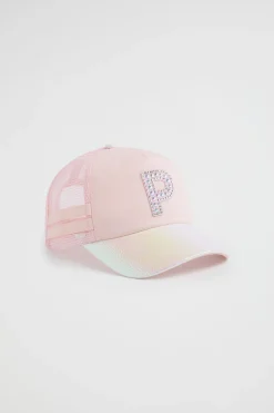 Girl Seed Heritage Hats & Beanies & Caps-Jewel Initial Ca