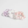 Girl Seed Heritage Hair Accessories-Jewel Satin Scrunchie Trio