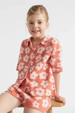Girl Seed Heritage Knitwear & Sweaters-Knit Jacquard Shirt