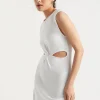 Woman Seed Heritage Knitwear & Sweaters-Knit Twist Front Midi Dress