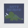 Newborn Seed Heritage Stationery-Large Happy Birthday Dinosaur Card