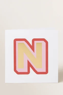 Newborn Seed Heritage Stationery-Large Red Letter Card