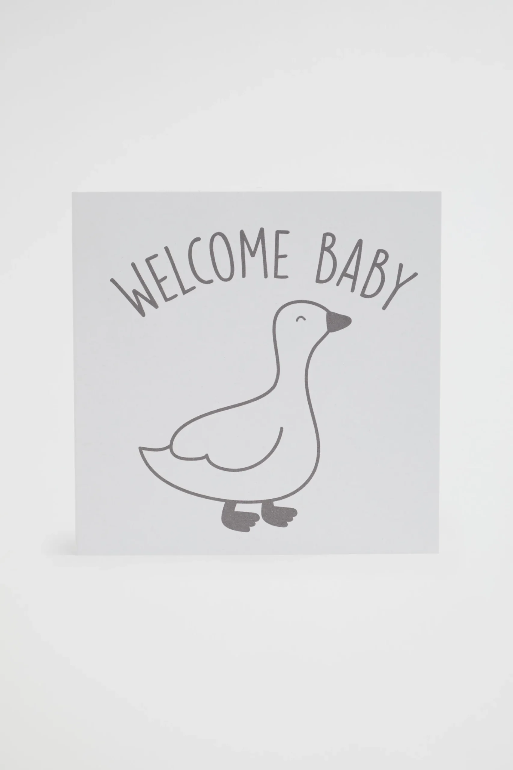 Newborn Seed Heritage Stationery-Large Welcome Baby Duck Card