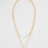 Woman Seed Heritage Jewellery-Layered Chain Necklace