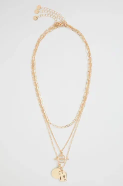 Woman Seed Heritage Jewellery-Layered Chain Necklace