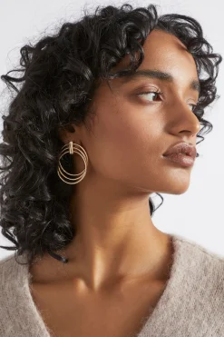 Woman Seed Heritage Jewellery-Layered Circle Earring