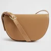 Woman Seed Heritage Cross Body-Leather Saddle Bag