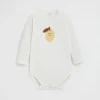 Newborn Seed Heritage Bodysuits & Onesies-Lemon Bodysuit