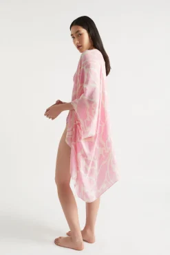 Woman Seed Heritage Scarves & Kaftans-Lightweight Print Poncho