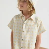 Girl Seed Heritage Hats & Beanies & Caps-Linen Bucket Hat
