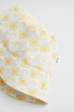 Girl Seed Heritage Hats & Beanies & Caps-Linen Bucket Hat