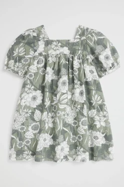 Girl Seed Heritage Dresses-Linen Dress