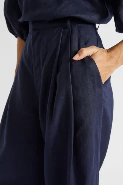 Woman Seed Heritage Pants-Linen Palazzo Pant