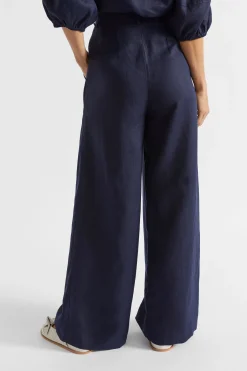Woman Seed Heritage Pants-Linen Palazzo Pant