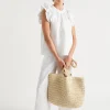 Woman Seed Heritage T-Shirts & Tops-Linen Ruffle Sleeve Top