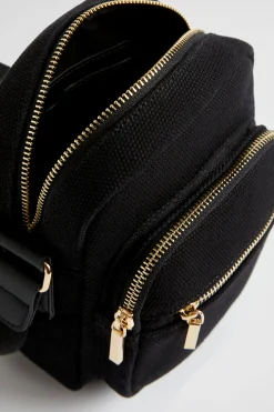 Woman Seed Heritage Cross Body-Logo Camera Bag