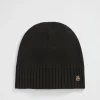 Woman Seed Heritage Hats & Gloves-Logo Detail Wool Beanie