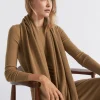 Woman Seed Heritage Scarves & Kaftans-Logo Detail Wool Scarf