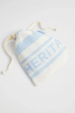 Woman Seed Heritage Scarves & Kaftans-Logo Stripe Beach Wrap