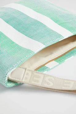 Woman Seed Heritage Clutches & Pouches-Logo Stripe Pouch