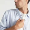 Man Seed Heritage Shirts-Mens Linen Shirt
