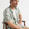 Man Seed Heritage Shirts-Mens Linen Shirt