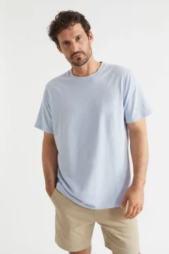 Man Seed Heritage T-Shirts & Sweaters-Mens Linen Tee