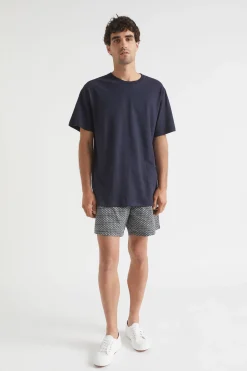Man Seed Heritage T-Shirts & Sweaters-Mens Linen Tee
