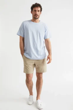 Man Seed Heritage T-Shirts & Sweaters-Mens Linen Tee